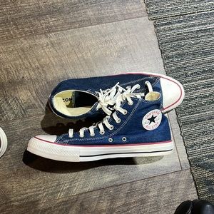 Converse all-star denim blue shoes